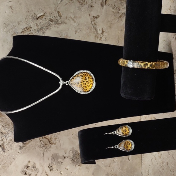 Brighton Trinity Leopard Necklace/Bracelet/Earrings - Picture 1 of 12